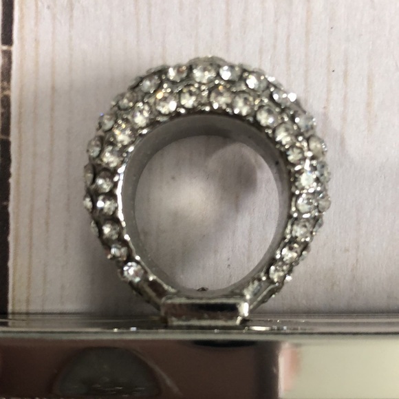 Jessica McClintock silver shiny bag - Picture 5 of 11